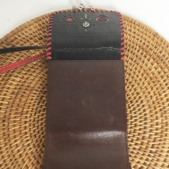 Brighton Leather Brown Bag Purse Crossbody - Picture 7 of 8